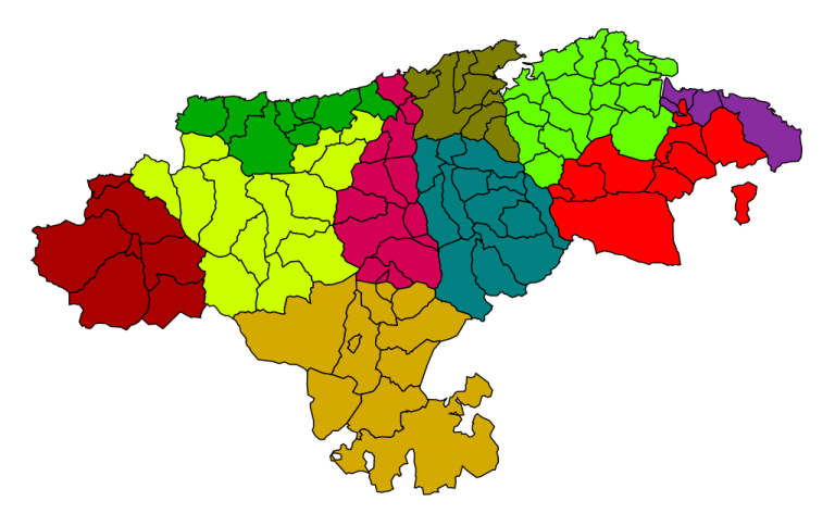 Mapa Y Municipios Provincia De Cantabria Mapas Espa A Descargar E Imprimir