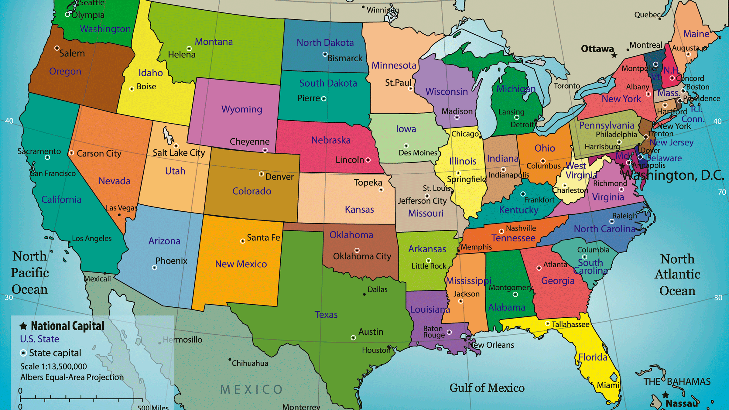 ¿Cómo es la geografía de Estados Unidos?
