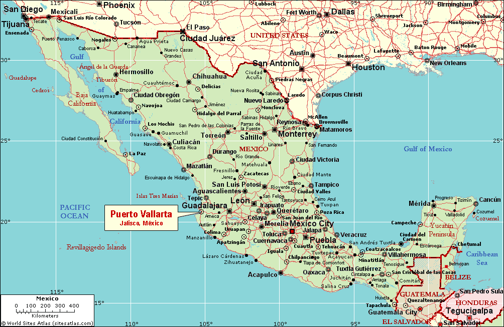 Mapas de MÉXICO con nombres, ciudades, estados, capitales ...