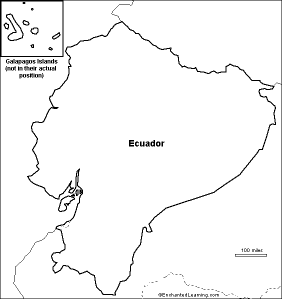 Mapa Del Ecuador Politico Fisico Regiones Provincias