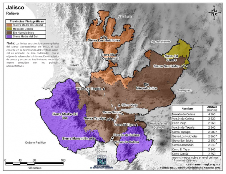 Mapa Del Estado De Jalisco Con Municipios Mapas Para Descargar E Imprimir Imágenes Totales 9426