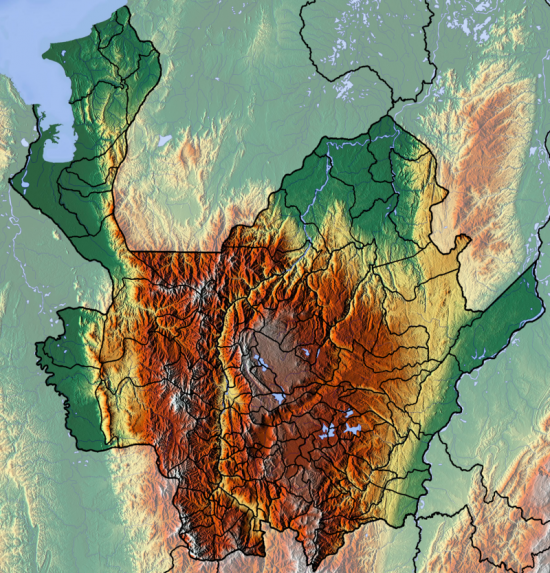 Mapa De Antioquía Colombia | Departamento Con Municipios Y Ciudades