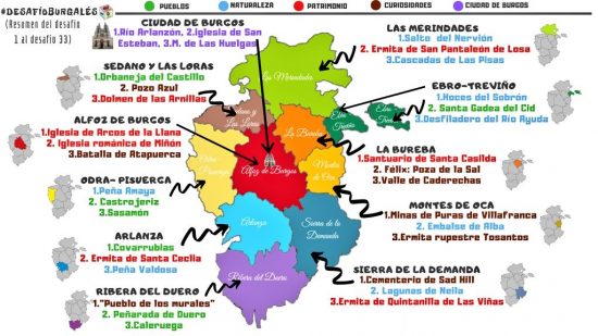 Mapa Y Municipios Provincia De Burgos Mapas España Descargar E Imprimir 7950