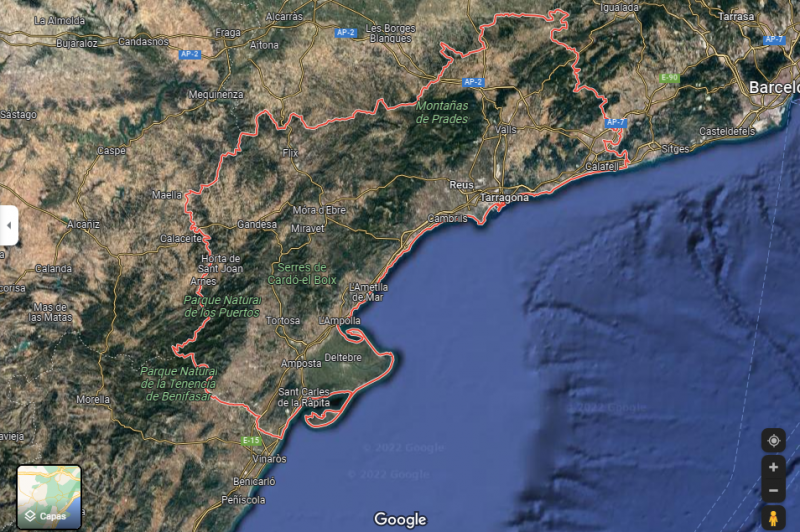 Mapas Y Municipios Provincia De Tarragona Mapas España Descargar E Imprimir 4894